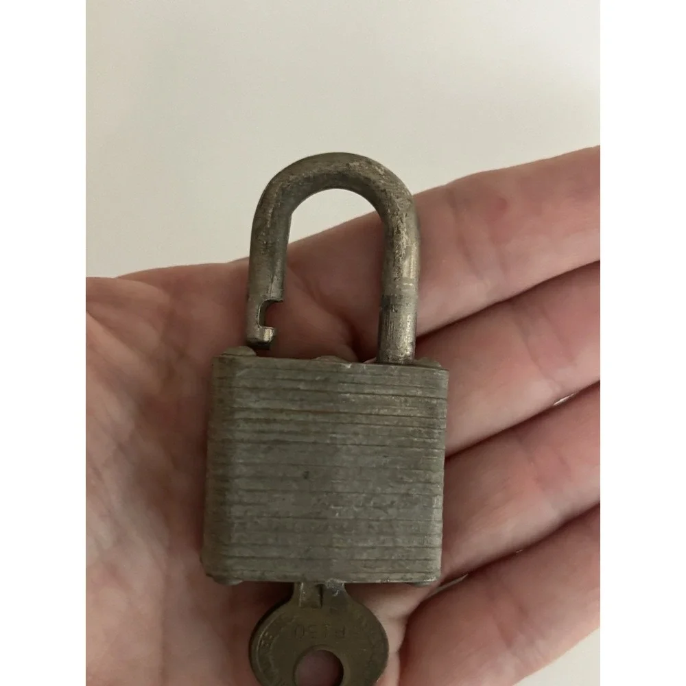 Lot Of 2 Small Vintage No. 3 Master Lock Milwaukee Wis. Working Padlock Keys
